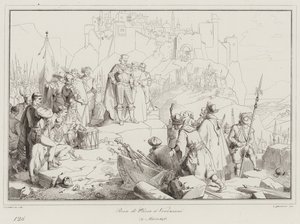 Rendición de Clissa a los venecianos, 1648 de Italian School